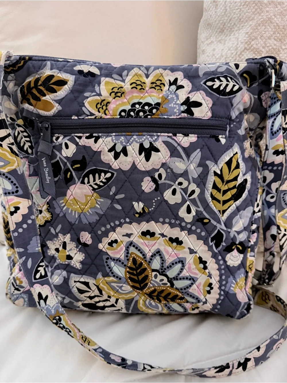 Vera Bradley Crossbody Mailbag Shoulder Bag Purse Charmont Meadow Floral